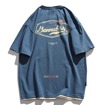 Aelfric Eden Men’s 90s Vintage Oversize Graphic Tee - Unisex Casual Summer Top