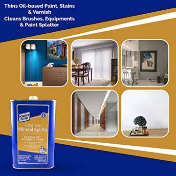 Klean Strip Odorless Mineral Spirits 1 Quart