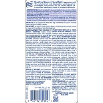 Klean Strip Odorless Mineral Spirits 1 Quart