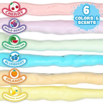 Tub Works Fluffy Foam Soap 6 Pack Fun Bath Art for Kids