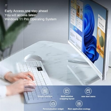 HP EliteDesk 800 G3 Desktop Bundle with 21.5" Monitor