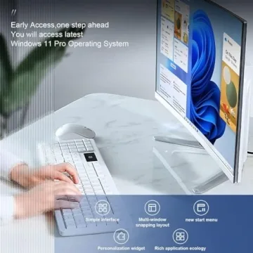 HP EliteDesk 800 G3 Desktop Bundle with 21.5" Monitor