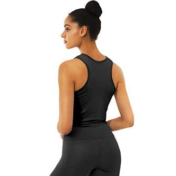 Sanutch Crop Tops for Women - Trendy Fitness Tank Tops