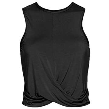 Sanutch Crop Tops for Women - Trendy Fitness Tank Tops