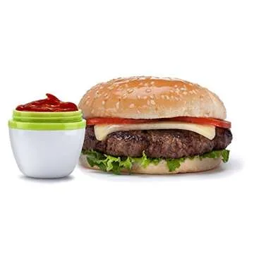 Joie Set of 3 Multicoloured Sauce Bottles for Every Meal