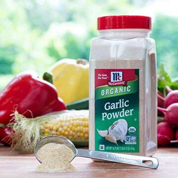 McCormick Organic Garlic Powder, 16.75 oz