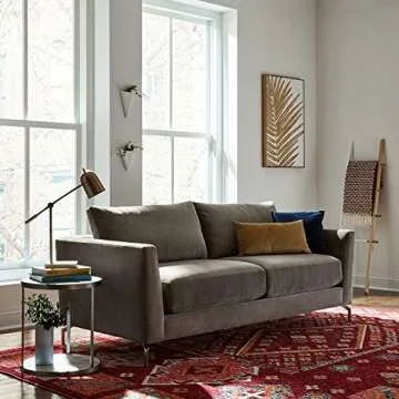 Amazon Brand – Rivet Avery Marble and Brass Adjustable Table Lamp, Bulb Included, 22.5"H