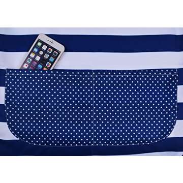 Lovely Lady's Kitchen Fashion Cooking Baking Kitchen Aprons with Pockets for Mother's Day Gift, Plus...