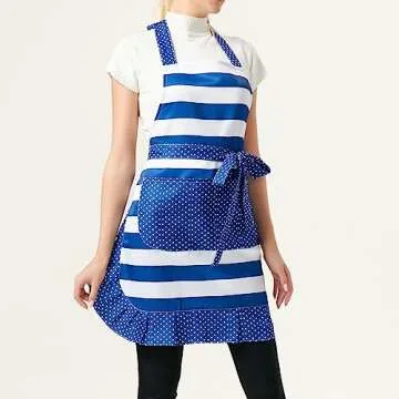 Plus Size Lovely Lady's Fashion Kitchen Apron with Pocket