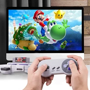MODESLAB 2.4 GHz Wireless SNES Controller Gamepad 2 Pack