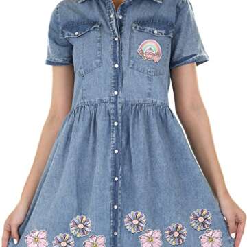 Kawaii Cartoon Iron On Patches for Cute DIY Fashion