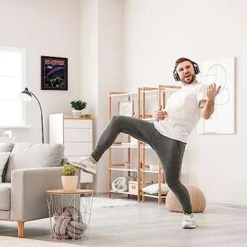 Led Zeppelin Music Wall Art Print - Classic Rock Band Poster For Music Room, Studio, Office, Man Cave & Living Room Decor - Unframed 8x10" Led Zeppelin Poster Print For Enthusiast Fans