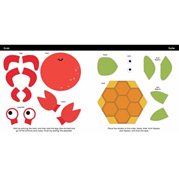 First Sticker Art Book for Kids Ages 3-6 - Ocean Theme