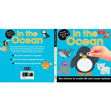 First Sticker Art Book for Kids Ages 3-6 - Ocean Theme