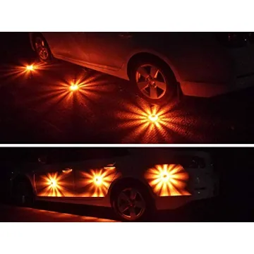Tobfit LED Road Flares Emergency Lights with Magnetic Base