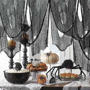 JQAQJU 512×39 Inch Halloween Creepy Cloth