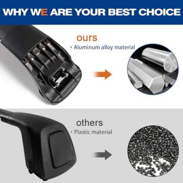 Wonderdriver Max Loading 260lbs Roof Rack Cross Bars Fit for BMW X3 G01 2018 2019 2020 2021 2022 2023 Aluminum Lockable Roof Rails Crossbars Black Bike Kayak Snowboard Rooftop Cargo Carrier Luggage