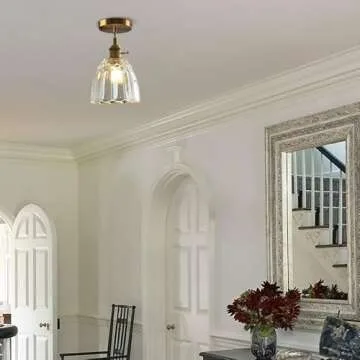 Sedelan Vintage Pendant Light - Elegant Glass Hanging Lamp