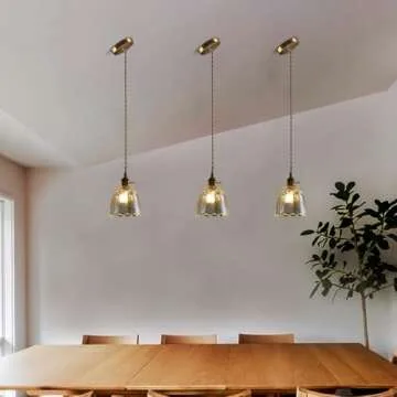 Sedelan Vintage Pendant Light - Elegant Glass Hanging Lamp