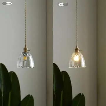 Sedelan Vintage Pendant Light - Elegant Glass Hanging Lamp