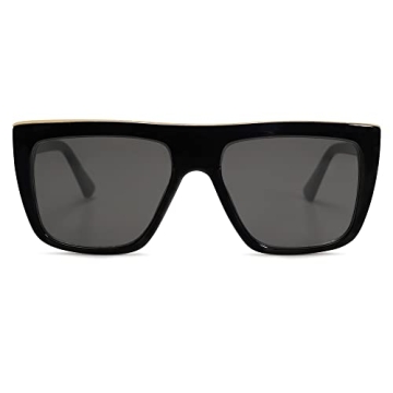 SOJOS Classic Trendy Flat Top Sunglasses for All with UV400 Protection