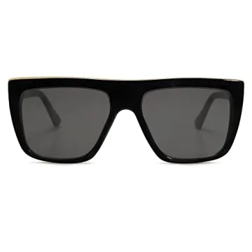 SOJOS Classic Trendy Flat Top Sunglasses for All with UV400 Protection