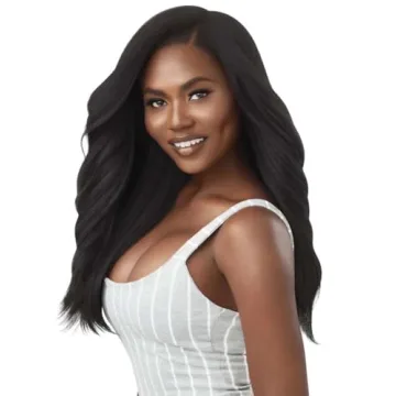 Outre Dominican Blowout Human Hair Blend Wig 22 Inch