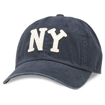 AMERICAN NEEDLE Negro League New York Black Yankees Navy Baseball Cap