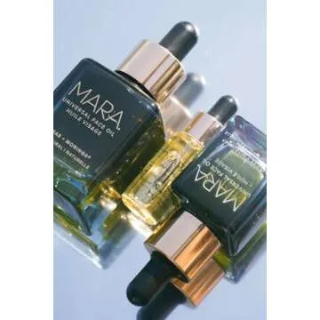 MARA - Natural Algae + Moringa Universal Face Oil | Plant-Based Skin Care | Nourishes with Algae Plankton Blend + Boosts Firmness For All Skin Types, (.5 oz | 15 ml)