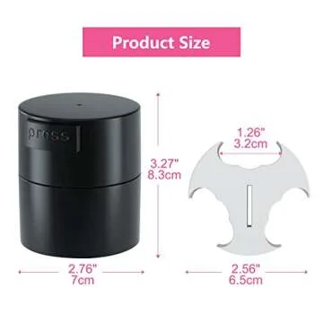 Buqikma Eyelash Extension Glue Jar Storage Tank