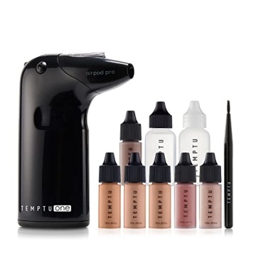 TEMPTU One Airbrush Makeup Kit - Portable Perfection with 11-Piece Set