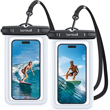 Lamicall Waterproof Phone Pouch IPX8 for Beach & Pool