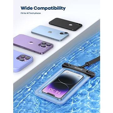 Lamicall Waterproof Phone Pouch IPX8 for Beach & Pool