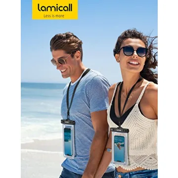 Lamicall Waterproof Phone Pouch IPX8 for Beach & Pool