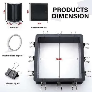 Adjustable Mold Housing Kit for Silicone Molds Making - Plastic Mold Housing Frame for Silicone Rubb...