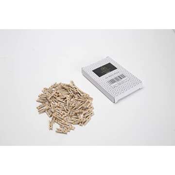 150pcs Natural Wooden Mini Clothes pins for Holding Photo Paper, Dorman & Walsh Mini Pegs for Decorative Photo Wall, DIY Decoration's, Tiny Wooden Clothes Pegs, for Arts & Crafts, Weddings, Cocktails