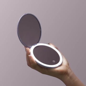 Fancii Compact LED Travel Magnifying Mirror