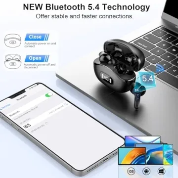 Premium Waterproof Wireless Earbuds with 48H Playtime