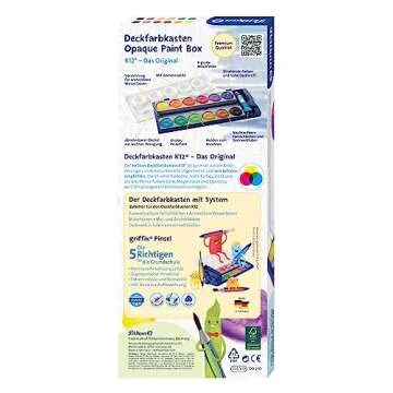 Pelikan Opaque Watercolor Set with 12 Colors Plus White Tube