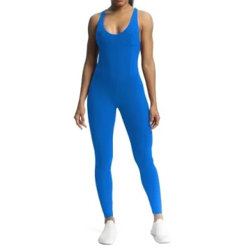 Stylish Aoxjox Workout Jumpsuit for Women - Comfort & Fit