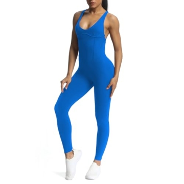 Stylish Aoxjox Workout Jumpsuit for Women - Comfort & Fit