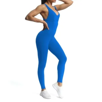 Stylish Aoxjox Workout Jumpsuit for Women - Comfort & Fit