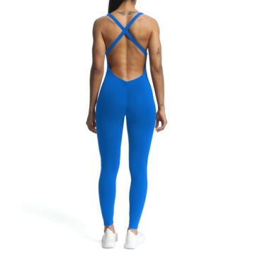 Stylish Aoxjox Workout Jumpsuit for Women - Comfort & Fit