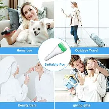 Face Roller for Eye Puffiness Relief Face Roller for Skin Care Large Ice Roller Migraine Body Massage Tool (Green)