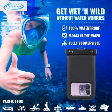 AiRunTech Waterproof Phone Pouch for iPhone & More