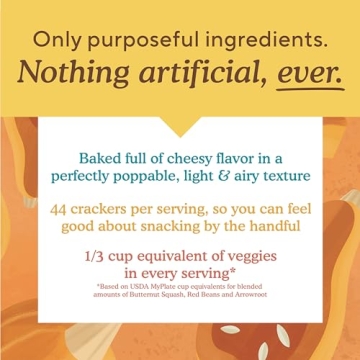 Simple Mills Cheddar Snack Crackers - Gluten Free & Delicious