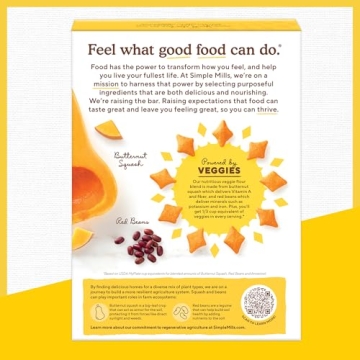 Simple Mills Cheddar Snack Crackers - Gluten Free & Delicious