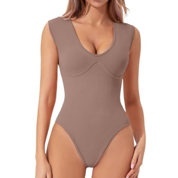 Stylish and Comfortable QINSEN Mushroom Bodysuit - Your Perfect Fit!