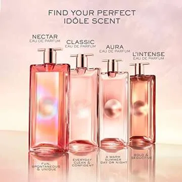 Lancôme​ Idôle Nectar Eau de Parfum - Long Lasting Fragrance with Notes of Bright Florals & Warm Vanilla - Sweet & Floral Women's Perfume - 1.7 Fl Oz