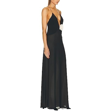 Elegant Backless Maxi Dress for Women | Zempertoopa